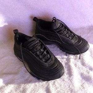 Rare all black nike airmax 97 av4149-001 triple og sneakers running shoes